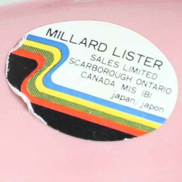 [MILLARD LISTER] Matching Pink Oblong Vases (Canada/Japan) - Picture 9 of 9